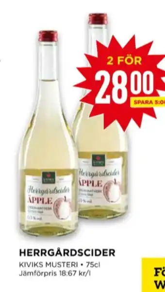 Willys Kivik Cider erbjuda