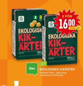 Willys Garant Kikärter erbjuda