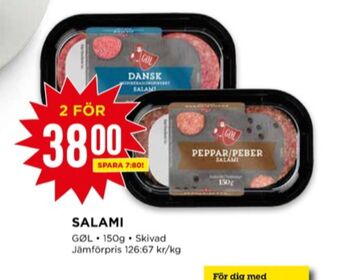 Willys Gøl Salami erbjuda