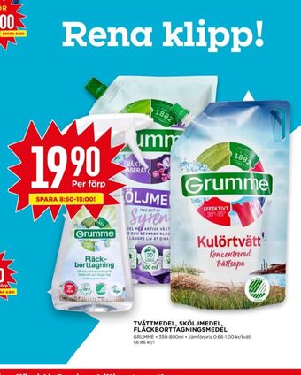 Willys Grumme Tvättmedel flytande erbjuda