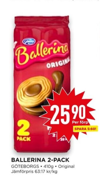 Willys Ballerina Kaffekex erbjuda