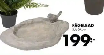 ÖoB Fågelbad 36x25 cm erbjuda