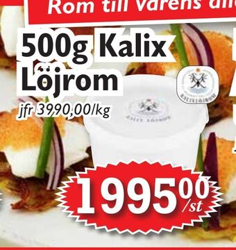 T-jarlen 500g Kalix Löjrom erbjuda