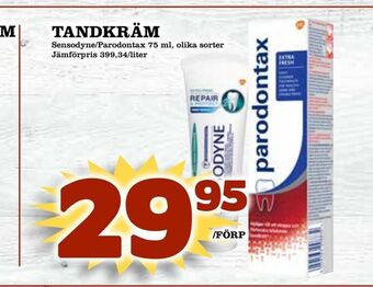 Bonum Matmarknad Tandkräm erbjuda