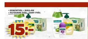 Bonum Matmarknad duschtvål • roll-on • flytande tvål • fast tvål erbjuda