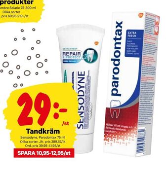 City Gross Tandkräm erbjuda