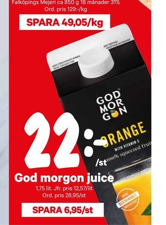 City Gross God morgon juice erbjuda