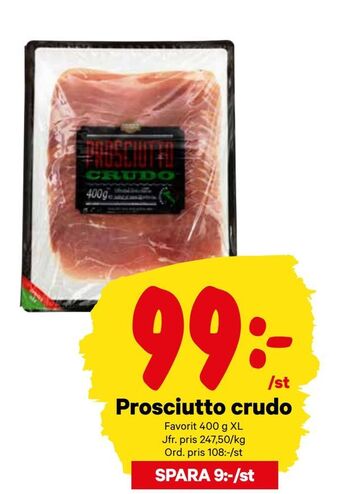 City Gross Prosciutto crudo erbjuda