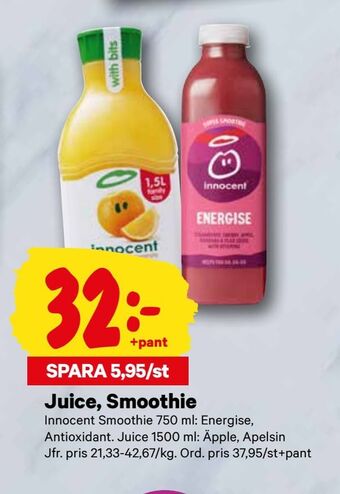 City Gross Juice, Smoothie erbjuda