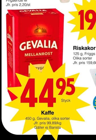 Matöppet Kaffe erbjuda