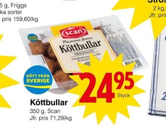 Matöppet Köttbullar erbjuda