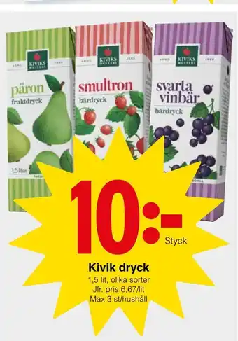 Kivik dryck