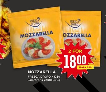 Willys Mozzarella erbjuda