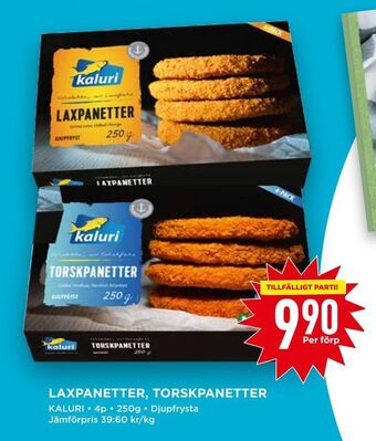 Laxpanetter, torskpanetter