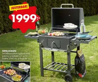 ÖoB Grillvagn 57x42 cm 80 cm erbjuda