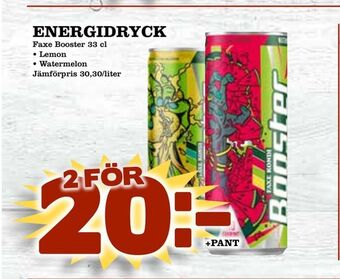 Din Mat Energidryck erbjuda