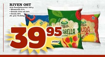 Din Mat Riven ost erbjuda