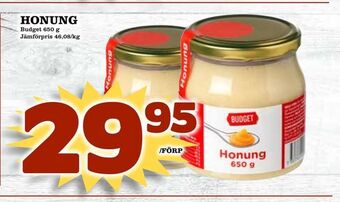 Din Mat Honung erbjuda