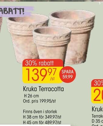 EKO Kruka Terracotta erbjuda