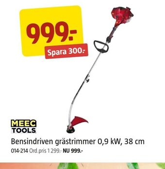 Jula Bensindriven grästrimmer 0,9 kW, 38 cm erbjuda