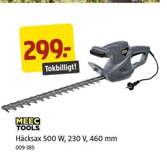 Jula Häcksax 500 W, 230 V, 460 mm erbjuda