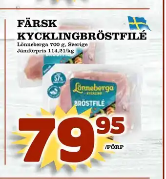 Färsk kycklingbröstfilé