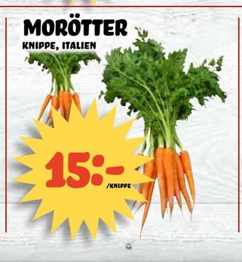 Nelins Morötter erbjuda