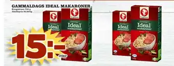 Nelins Gammaldags ideal makaroner erbjuda