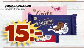 Nelins Chokladkakor erbjuda