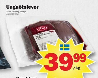 Pekås Ungnötslever erbjuda