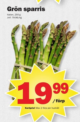 Grön sparris