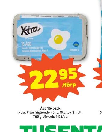 Stora Coop Ägg 15-pack erbjuda