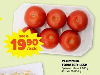 Stora Coop Plommontomater i ask erbjuda