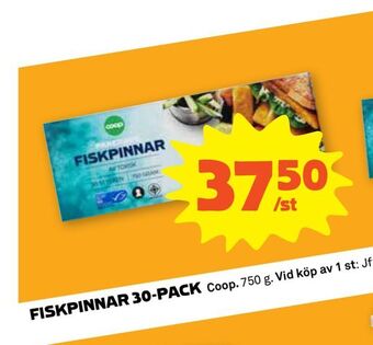 Stora Coop Fiskpinnar 30-pack erbjuda