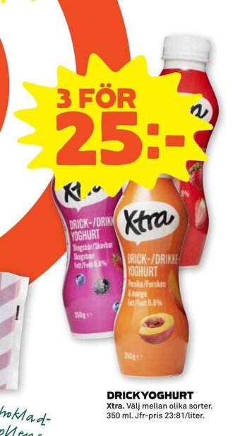 Stora Coop Drickyoghurt erbjuda