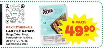 Stora Coop Laxfilé 4-pack erbjuda