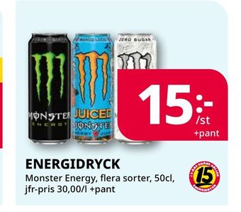 Tempo Energidryck erbjuda