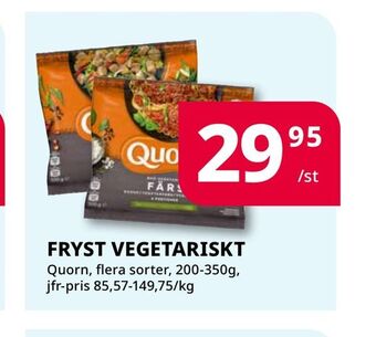 Fryst vegetariskt