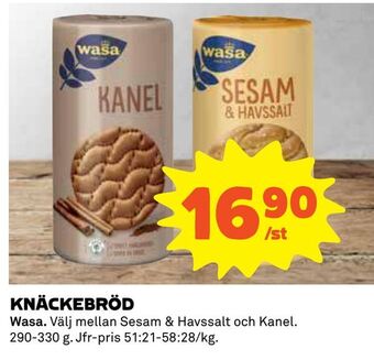 Coop Knäckebröd erbjuda