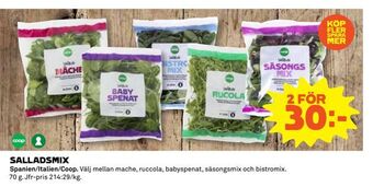 Coop Salladsmix erbjuda