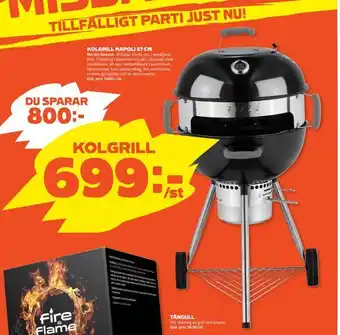 Kolgrill napoli 57 cm
