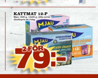 Matdax Mjau kattmat erbjuda