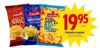 Matöppet Estrella chips erbjuda