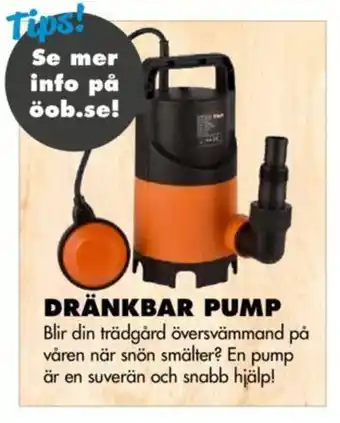 Dränkbar Pump
