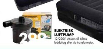 ÖoB Elektrisk Luftpump erbjuda