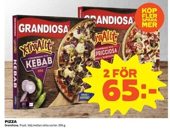 Coop Extra Pizza erbjuda