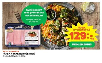 Coop Extra Färsk kycklingfilé erbjuda