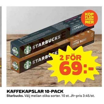 Coop Extra Kaffekapslar 10-pack erbjuda