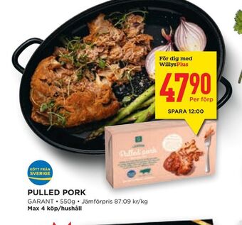 Willys Hemma Pulled pork erbjuda