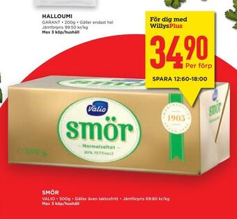 Willys Hemma Smör erbjuda